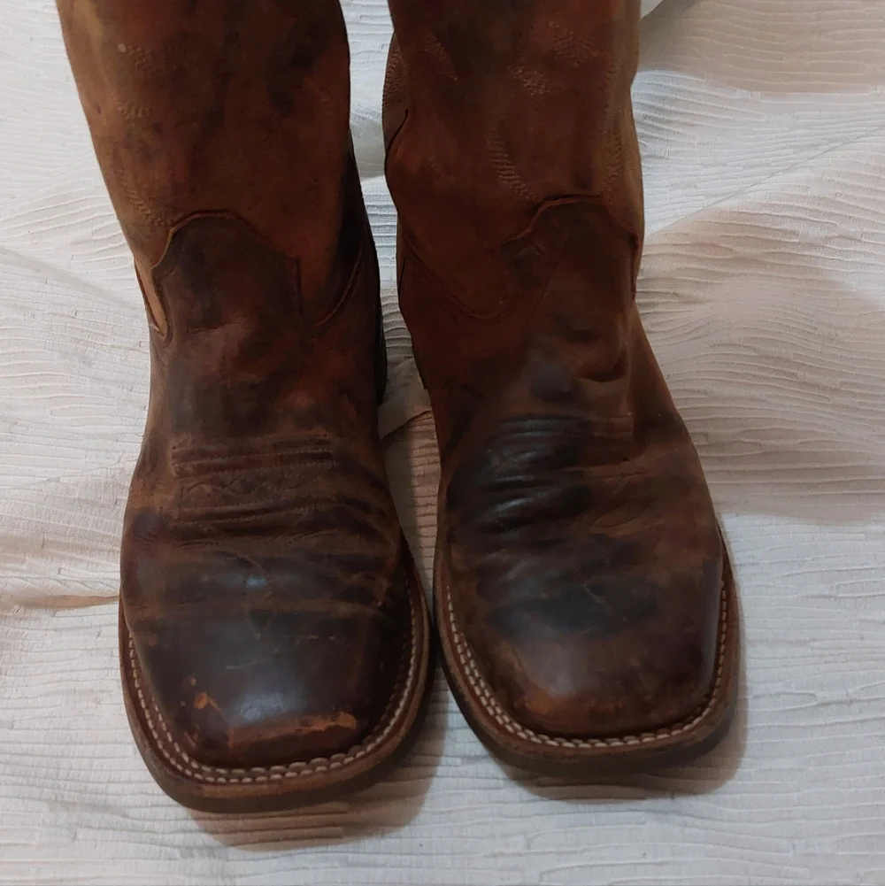 Ariat Cody James Brown Kids' Western Pull-On Boots Size 4